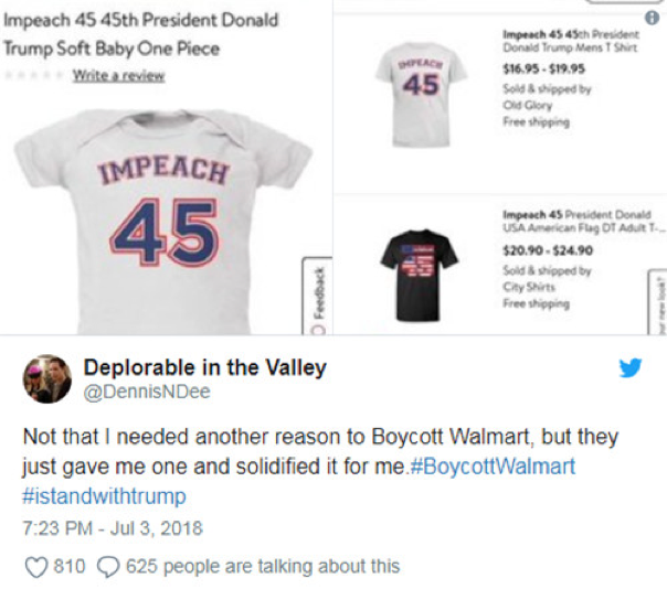 #BoycottWalmart相关推特