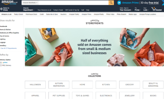 为帮中小卖家推广产品，亚马逊重磅推出Amazon Storefronts！