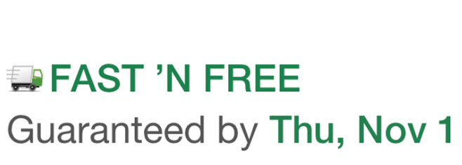 好消息！eBay将提供快速免费有保障的送货服务！