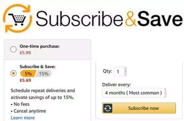 亚马逊Subscribe & Save计划操作：为打造爆款产品加分
