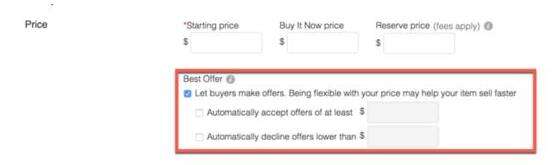 eBay议价功能:eBay买家能更新有关议价物品的“议价有效期”